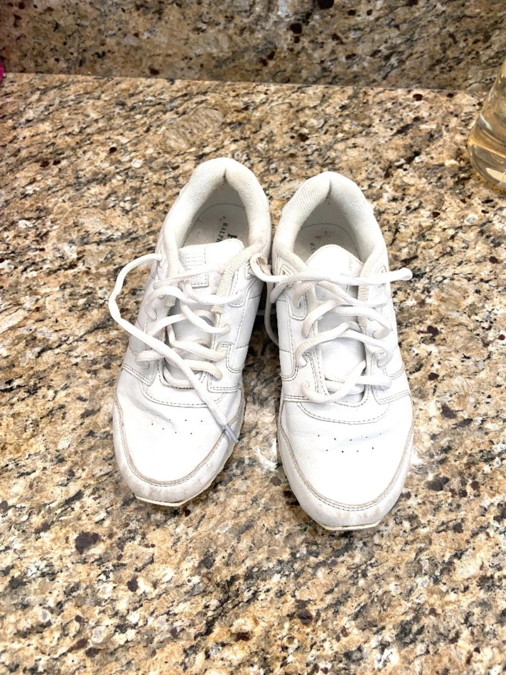 Polo Ralph Lauren White  Size 1,5   Kids  Girls SNEAKERS